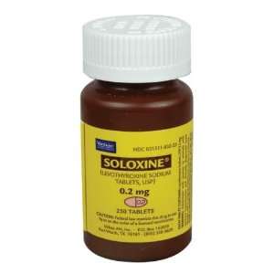  Soloxine   .2 mg x 250 Tablets