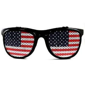    Flip American Flag Wayfarer Glasses Sunglasses 