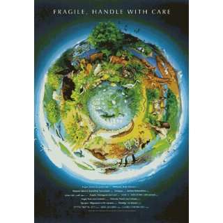    Safari 293321 Fragile Earth Poster   Pack Of 3