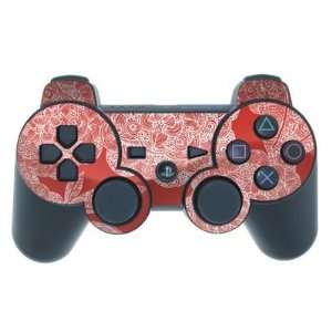  Red Dahlias Design PS3 Playstation 3 Controller Protector 