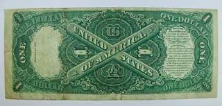 1917 Red Seal $1 One Dollar Bill US Legal Tender Large Note F 39 Free 