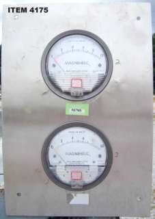 USED DWYER MAGNEHELIC DIFFERENTIAL PRESSURE GAUGES  