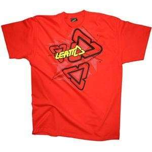  Leatt Scramble T Shirt   Large/Red Automotive