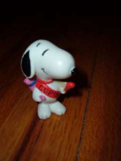   Cupid PVC Figure Valentines Day PEANUTS Charlie Brown Rare toy  