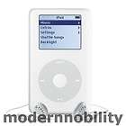 APPLE iPOD 20GB 4th GENERATION WHITE CLICK WHEEL  PLAYER M9282LL/A