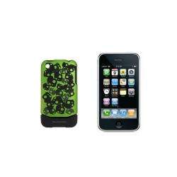 Skullcandy iPhone 3G/ 3GS Green and Black Slider Case  