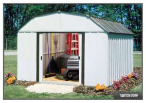 Arrow 10x14 Concord Metal Storage Shed with Floor Kit  