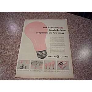  General Electric Light Bulb Ad