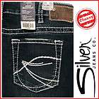 95 NEW SILVER JEANS CO +PLUS SIZE+ Aiko Bootcut Womens Jeans 14 16 18 