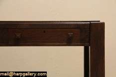   & Crafts Mission Oak 1905 Antique Library Table Writing Desk  