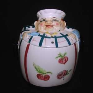 Vintage Chadwick English Chef Cookie or Biscuit Jar  