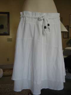 PRANA Tammy skirt 100% organic cotton knit w/drawstring waist/NWT 