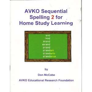   AVKO Educational Reserach Foundation) Don McCabe  Books