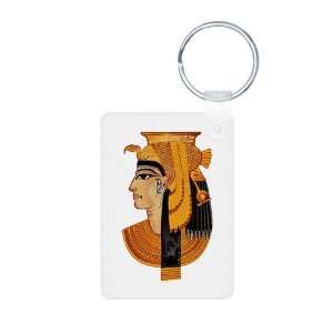    Aluminum Photo Keychain Egyptian Pharaoh Queen 