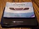 2001 daewoo leganza car manuals owners manual guide c buy