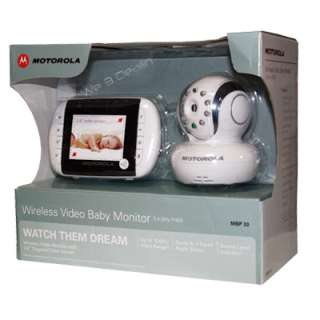 Motorola MBP33 Digital Video Wireless Baby Monitor 2.8 Inch Color LCD 