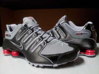   Nike Shox NZ Black Stealth Sport Red Training Sneakers 2012 LE  