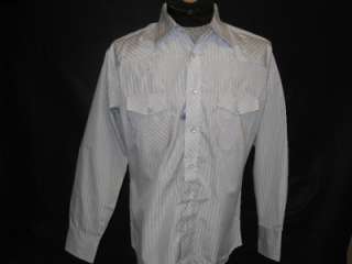 New Wrangler Classic Mens Silver Grey Western Shirt  