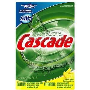  Cascade Powder Dishwasher Detergent Lemon Scent 45 oz 