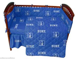 Duke Blue Devils NCAA Crib 5 Piece Bed in a Bag Set  