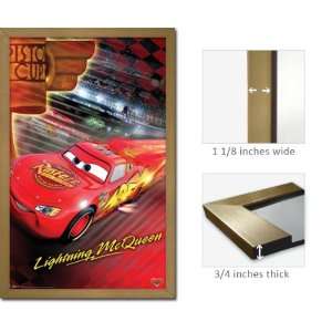   Cars Poster Lightning McQueen Piston Cup Fr 6885