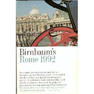  Birnbaums Rome 1992 (9780062780287) Stephen Birnbaum 