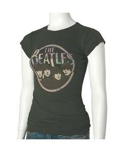 Vintage Beatles Faces Fitted T shirt  