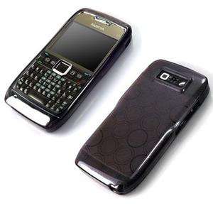 Grey Soft Circle Gel Skin Cover Case For Nokia E71 E 71  