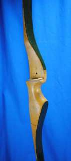 Vintage Wooden Wood Recurve Bow Unkown Maker 210 K 1 4  