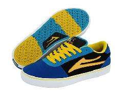 Lakai Manchester Select (My Way) Blue/Yellow Suede Athletic   Size 11 