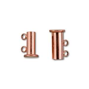  Copper Plated 14x10mm 2 Ring Magnetic Tube Clasp Arts 
