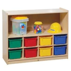 Shelf Storage with 8 Cubbies Steffy Wood SWP1354T