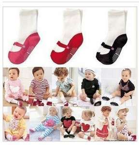 Baby Toddler Ballet Shape Anti Slip Socks Shoes Booties  
