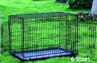 Small 24 Dog Crate Cat Cage Kennel Two Door w/Divider  