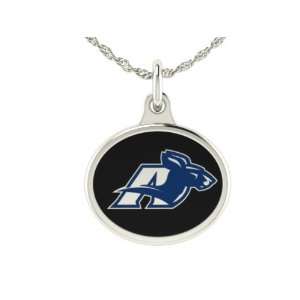  Akron Zips Charm Pendant. Solid Sterling Silver with 