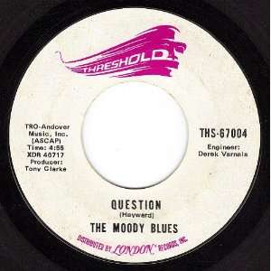    Question/Candle Of Life (VG 45 rpm) The Moody Blues Music