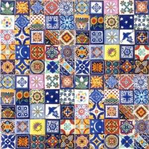 2x2 TILES 100 Mexican Tiles Ceramic Mexico ★)  