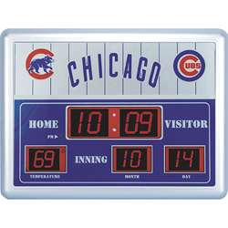 Chicago Cubs Scoreboard Clock  