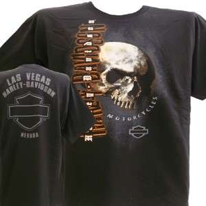 Harley Davidson Las Vegas Dealer Tee T Shirt BLACK XL #BRAVA1  