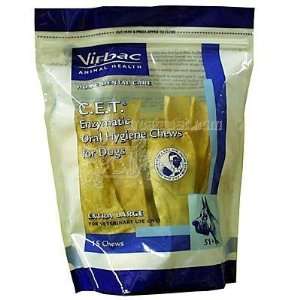  Virbac C.E.T. Dental Chews For Dogs X Large 15 Count Pet 
