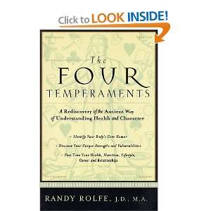  The Four Temperaments A Rediscovery of the Ancient Way of 