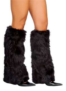 Go Go Dancer Fur Leg Warmer Halloween Costume Accessory  