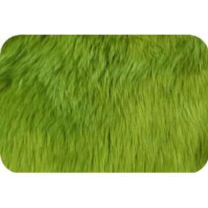  60 Wide Faux Fur Luxury Shag Olive Fabric By the Yard 