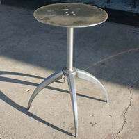 Industrial Accent Metal Dining Table Base  