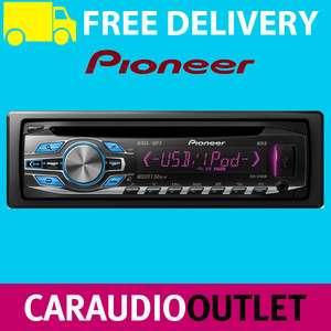 Pioneer DEH 3400UB Car Stereo CD  Front USB Aux In Tuner iPod 
