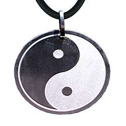 Stainless Steel Yin Yang Necklace  