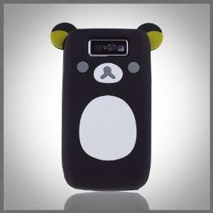   Black Teddy Bear silicone soft case cover for Nokia E63 Cell Phones
