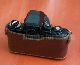   leather bag case cover for Nikon F3 camera handmade article  