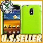 NEON GREEN SILICONE SKIN CASE FOR SAMSUNG EPIC 4G TOUCH D710 COVER