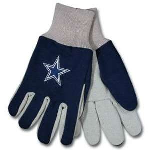 Dallas Cowboys Two Tone Gloves (Quantity of 1)  Sports 